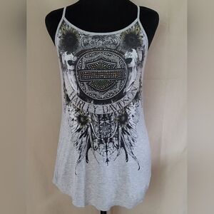 Harley-Davidson Women's Gray Graphic Camisole